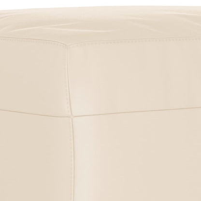 vidaXL Canapé d'angle avec coussins Tissu microfibre 4 pièces Beige