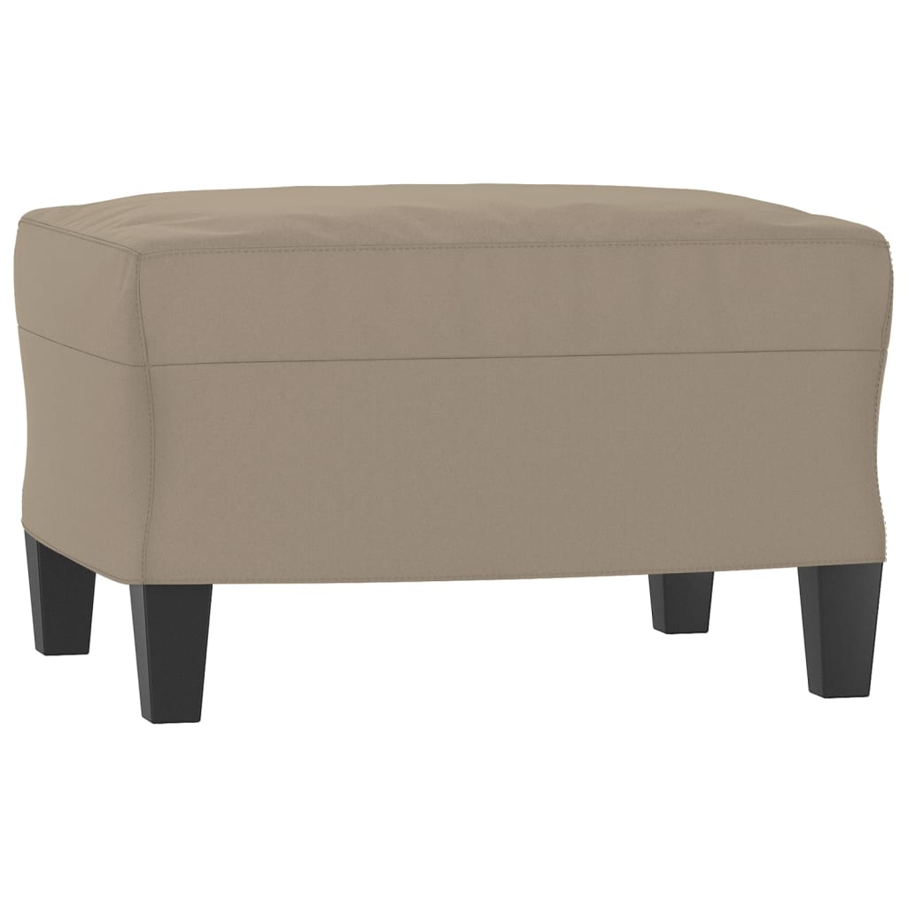 vidaXL 4-tlg. Sofagarnitur mit Kissen Taupe Mikrofasergewebe