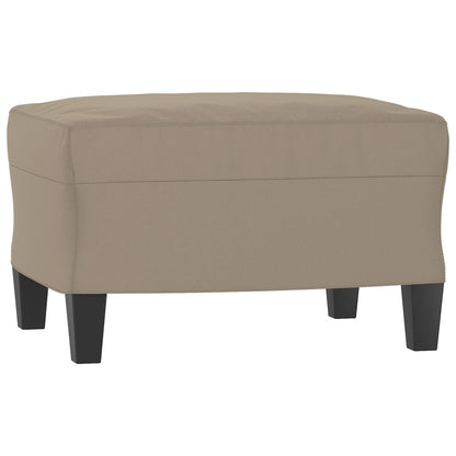 vidaXL 4-tlg. Sofagarnitur mit Kissen Taupe Mikrofasergewebe