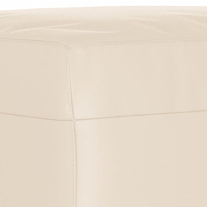 vidaXL 4-tlg. Sofagarnitur mit Kissen Beige Mikrofasergewebe
