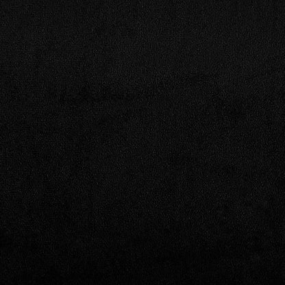 vidaXL 3-tlg. Sofagarnitur mit Kissen Schwarz Mikrofasergewebe