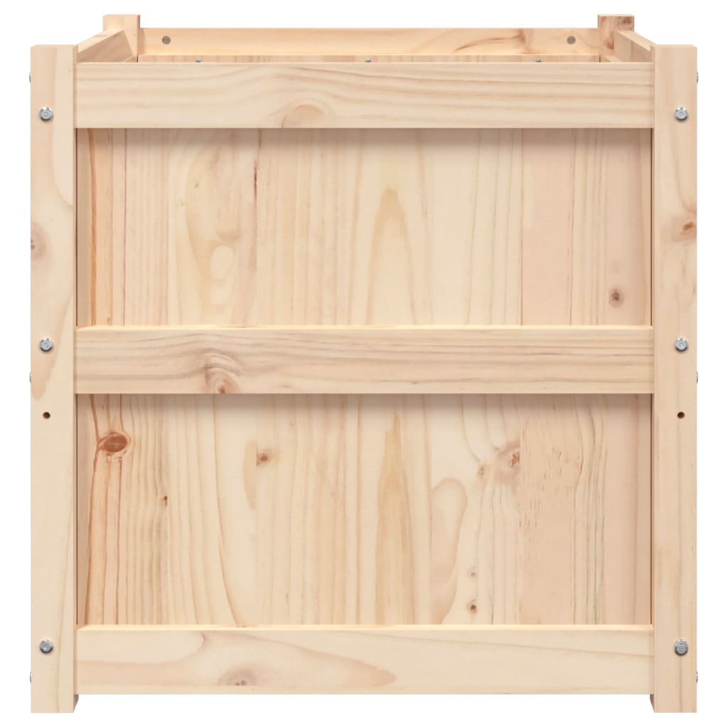 vidaXL Pflanzkübel 60x60x60 cm Massivholz Kiefer