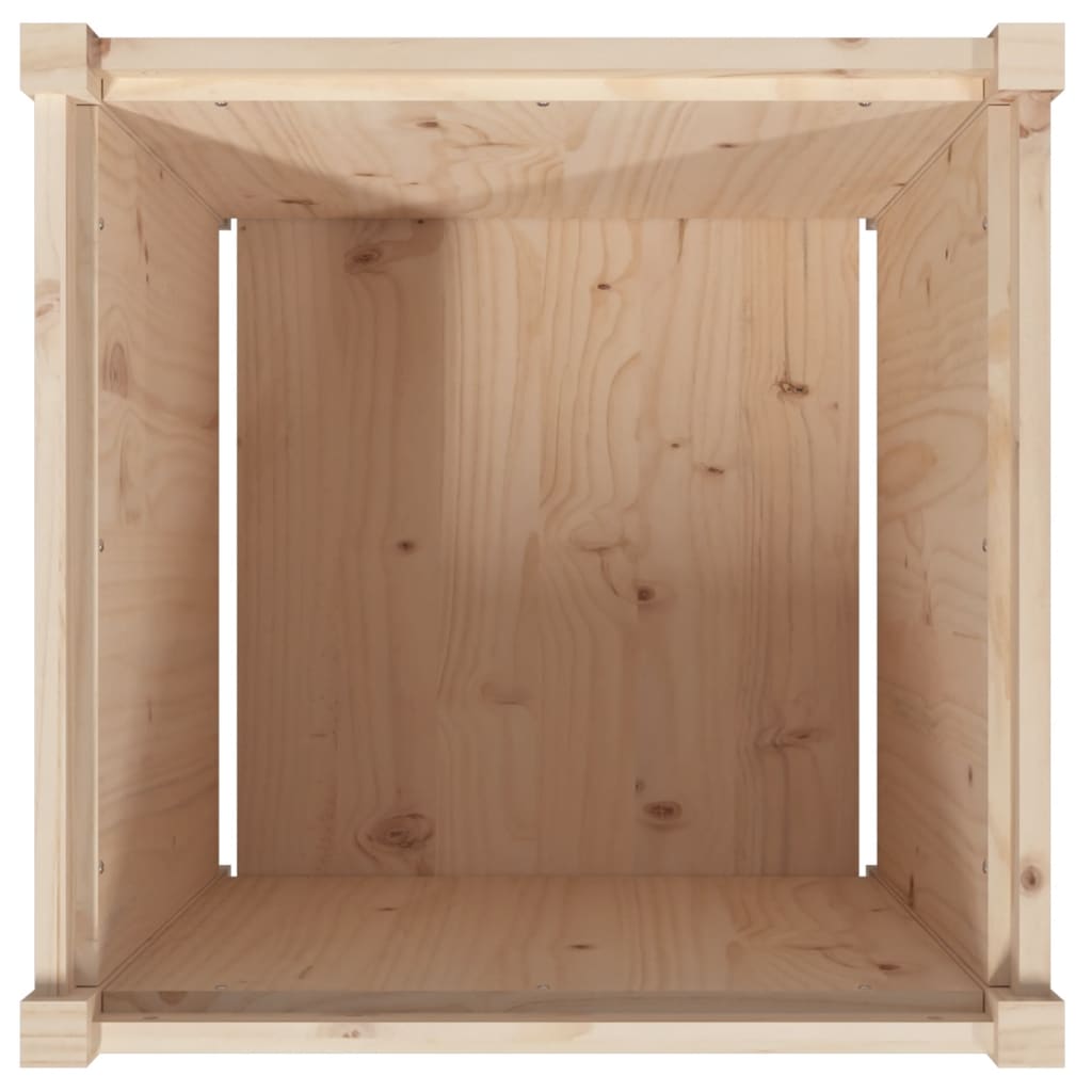 vidaXL Pflanzkübel 60x60x60 cm Massivholz Kiefer
