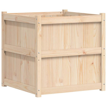 vidaXL Jardinière 70x70x70 cm Bois de pin massif