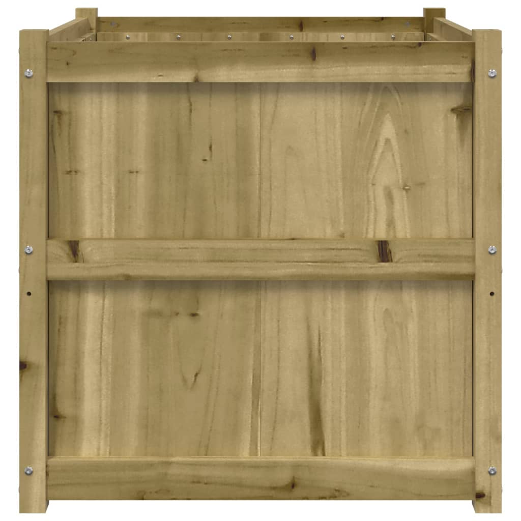 vidaXL Pflanzkübel 70x70x70 cm Kiefernholz Imprägniert