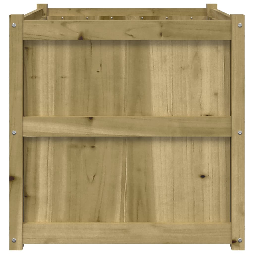vidaXL Pflanzkübel 70x70x70 cm Kiefernholz Imprägniert