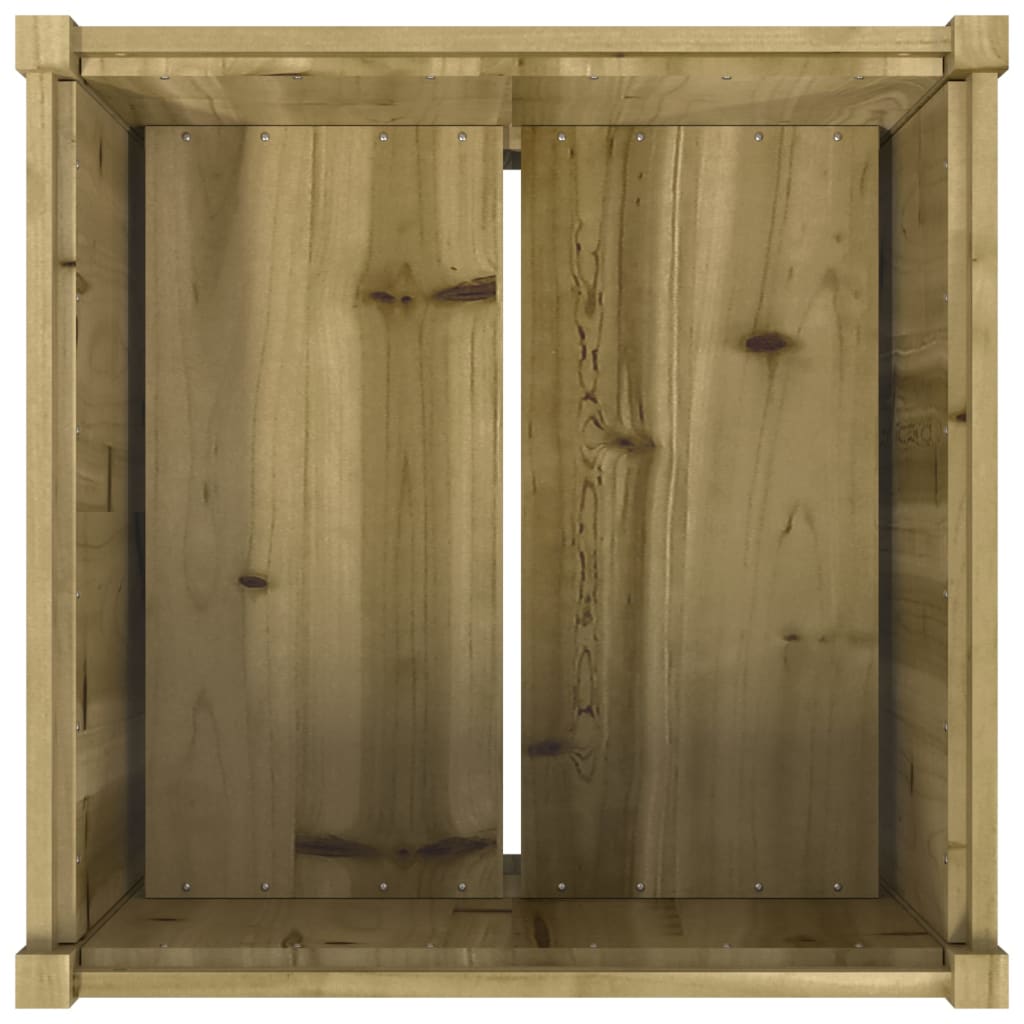 vidaXL Pflanzkübel 70x70x70 cm Kiefernholz Imprägniert