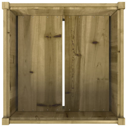 vidaXL Pflanzkübel 70x70x70 cm Kiefernholz Imprägniert