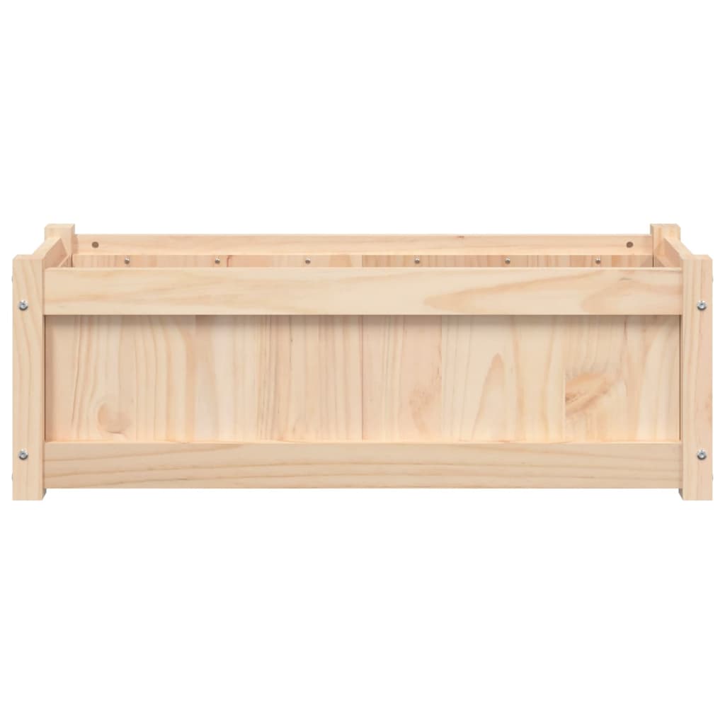 vidaXL Jardinière 90x31x31 cm Bois de pin massif