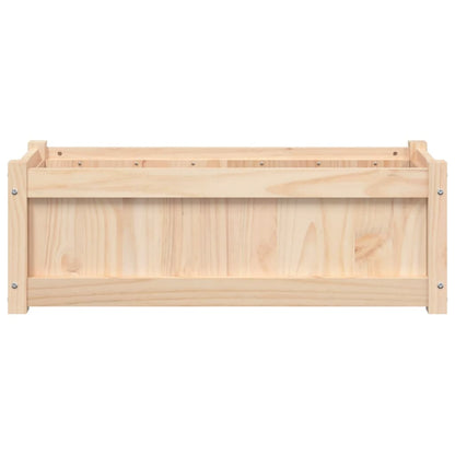 vidaXL Jardinière 90x31x31 cm Bois de pin massif