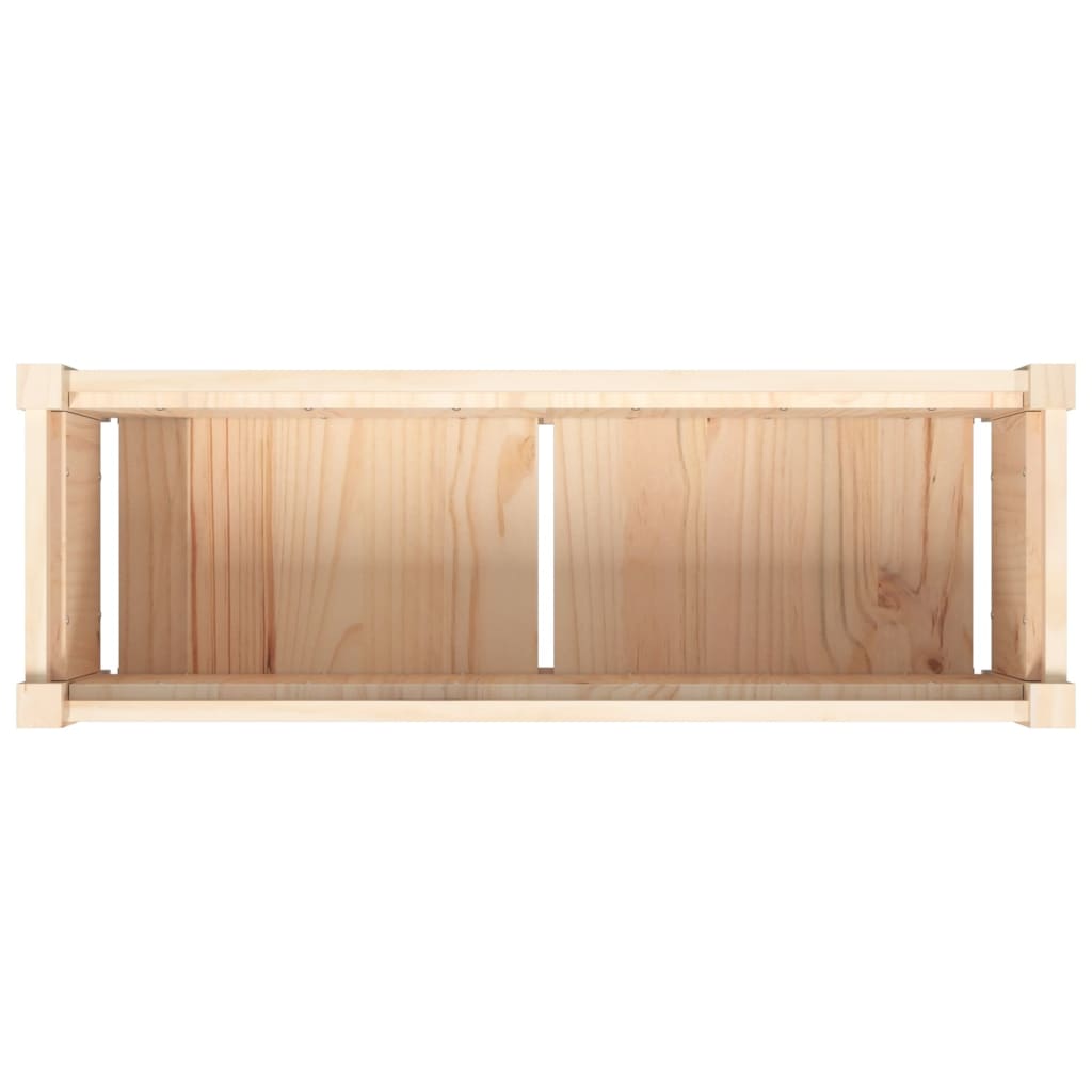 vidaXL Jardinière 90x31x31 cm Bois de pin massif