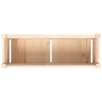 vidaXL Jardinière 90x31x31 cm Bois de pin massif