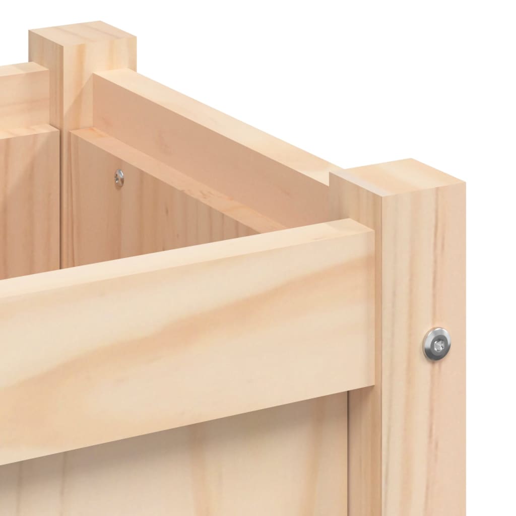 vidaXL Jardinière 90x31x31 cm Bois de pin massif