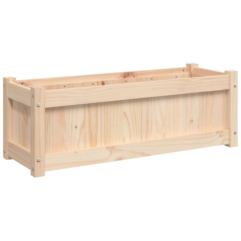 vidaXL Pflanzkübel 2 Stk. Massivholz Kiefer