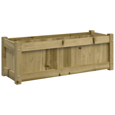 vidaXL Jardinière 90x31x31 cm Bois de pin imprégné