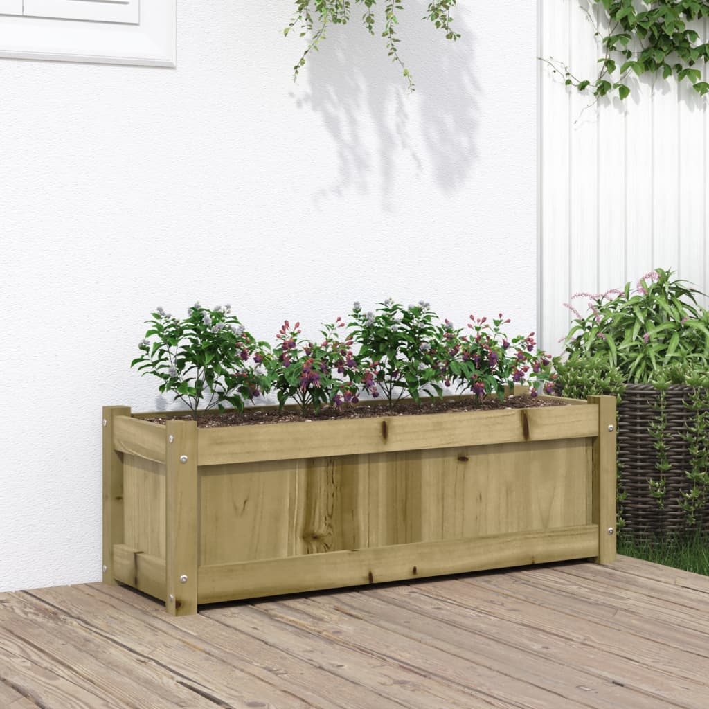 vidaXL Pflanzkübel 90x31x31 cm Kiefernholz Imprägniert