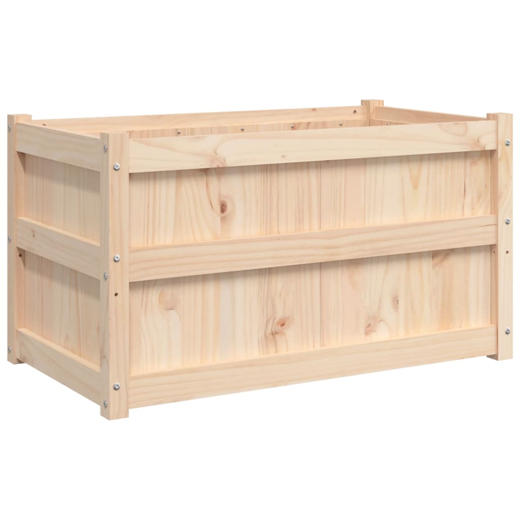vidaXL Pflanzkübel 2 Stk. Massivholz Kiefer