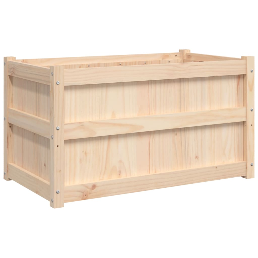 vidaXL Pflanzkübel 2 Stk. Massivholz Kiefer