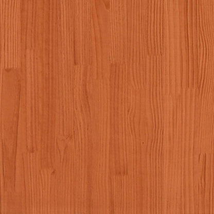 vidaXL Pflanzkübel Wachsbraun 90x50x70 cm Massivholz Kiefer