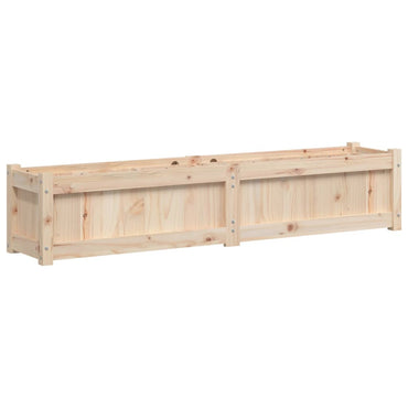 vidaXL Pflanzkübel 150x31x31 cm Massivholz Kiefer