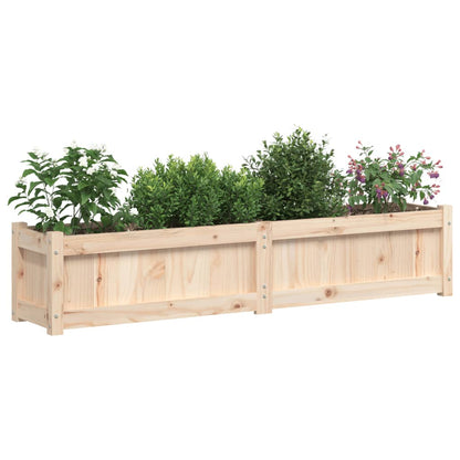 vidaXL Pflanzkübel 150x31x31 cm Massivholz Kiefer