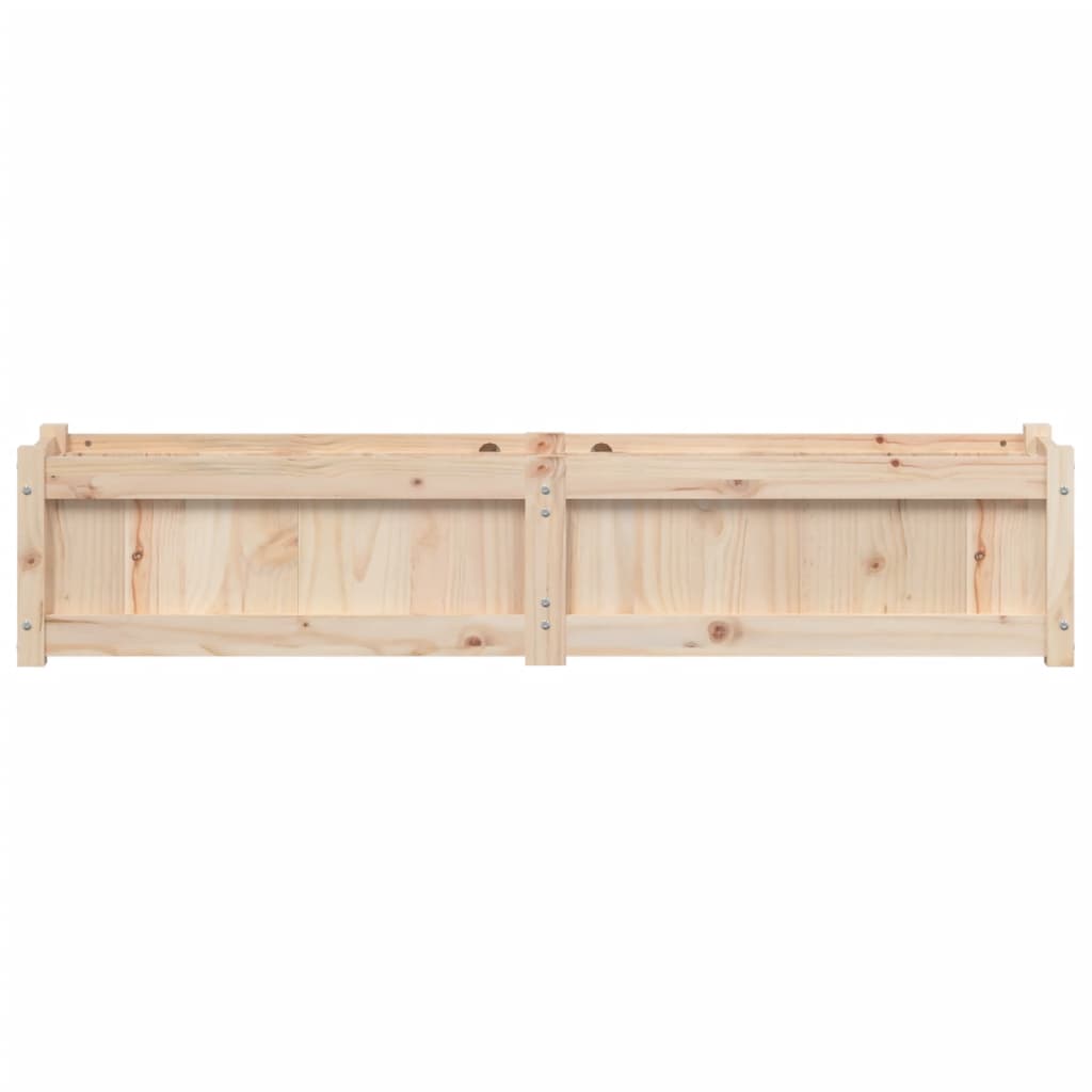 vidaXL Pflanzkübel 150x31x31 cm Massivholz Kiefer