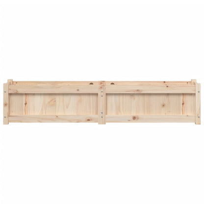 vidaXL Pflanzkübel 150x31x31 cm Massivholz Kiefer