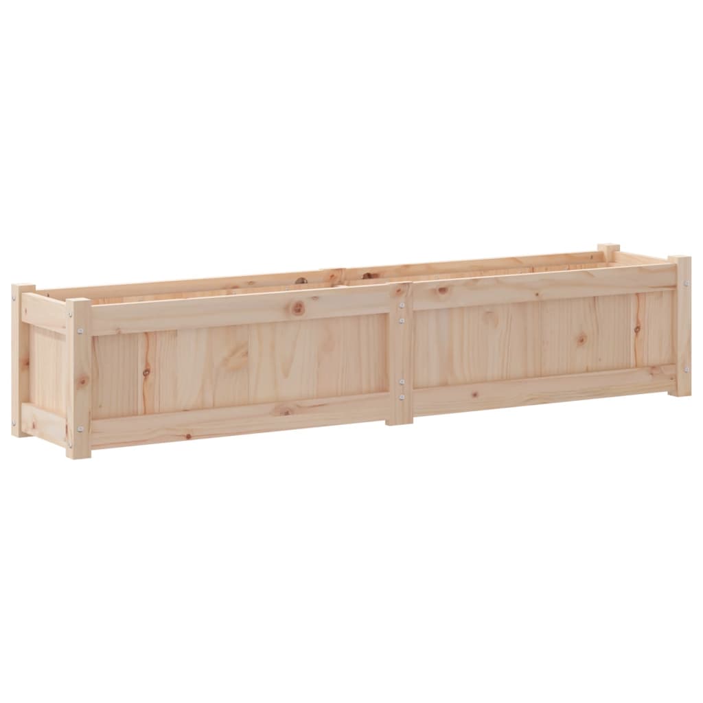 vidaXL Pflanzkübel 150x31x31 cm Massivholz Kiefer