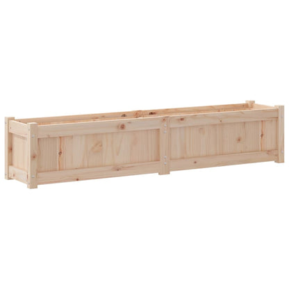 vidaXL Pflanzkübel 150x31x31 cm Massivholz Kiefer