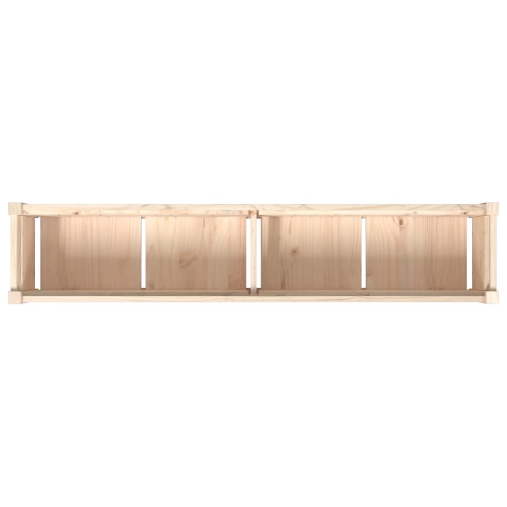 vidaXL Pflanzkübel 150x31x31 cm Massivholz Kiefer