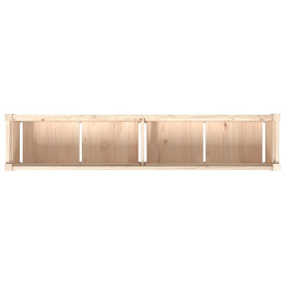 vidaXL Pflanzkübel 150x31x31 cm Massivholz Kiefer