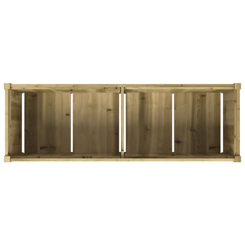 vidaXL Pflanzkübel 150x50x50 cm Kiefernholz Imprägniert