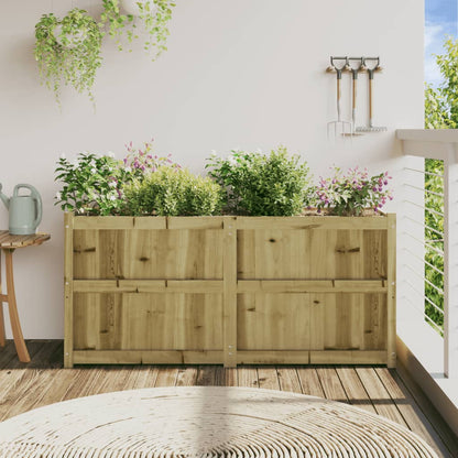 vidaXL Pflanzkübel 150x50x70 cm Kiefernholz Imprägniert