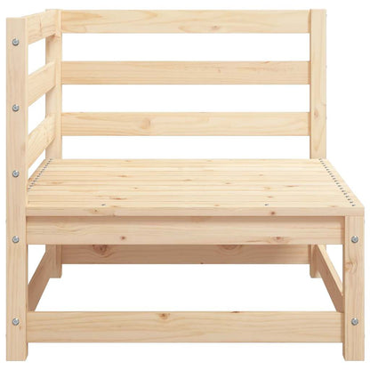 vidaXL Canapés d'angle de jardin 2 pcs 70x70x67 cm Bois de pin massif
