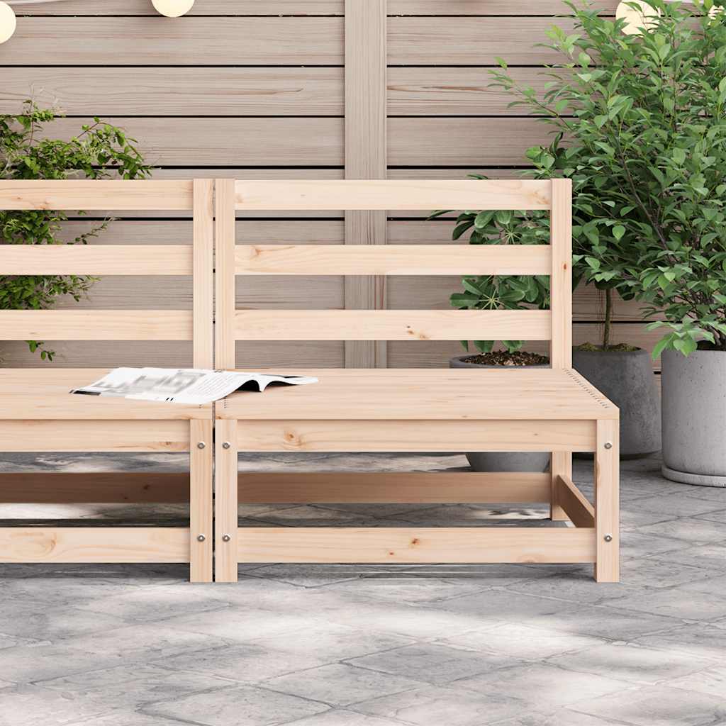 vidaXL Canapé de jardin sans accoudoirs 70x70x67 cm Bois de pin massif
