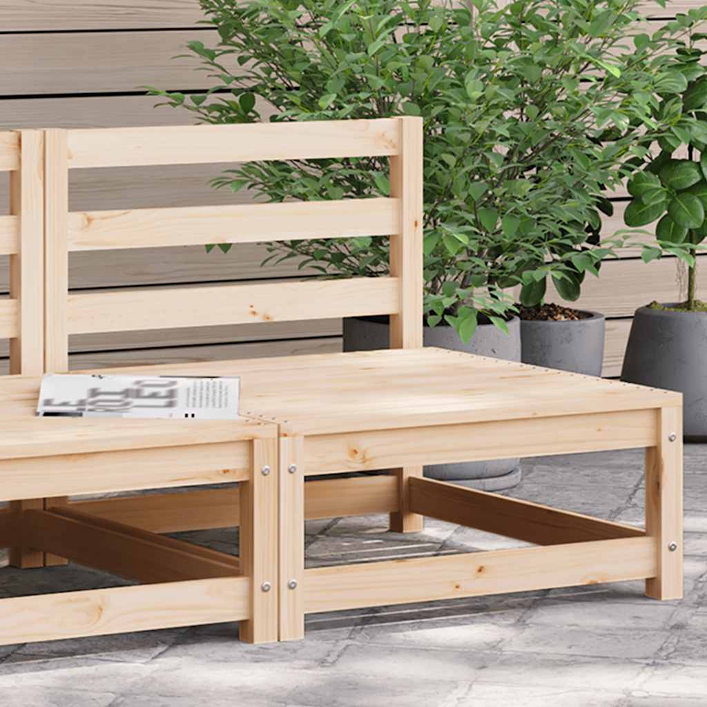 vidaXL Canapé de jardin sans accoudoirs 70x70x67 cm Bois de pin massif