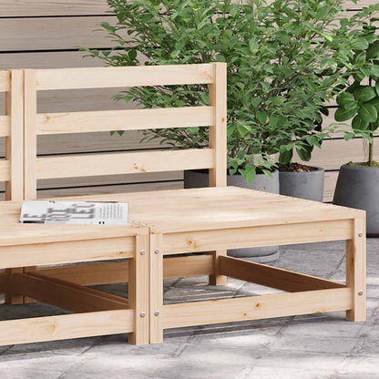 vidaXL Canapé de jardin sans accoudoirs 70x70x67 cm Bois de pin massif