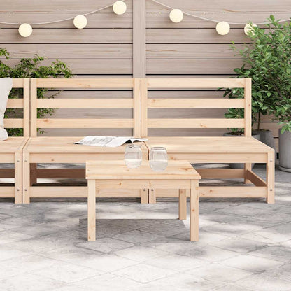 vidaXL Canapés de jardin sans accoudoirs 2 pcs 70x70x67 cm Bois de pin massif