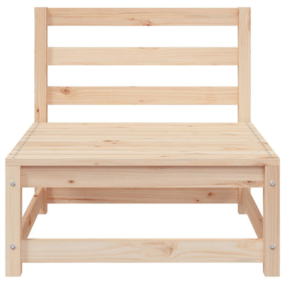 vidaXL Canapés de jardin sans accoudoirs 2 pcs 70x70x67 cm Bois de pin massif