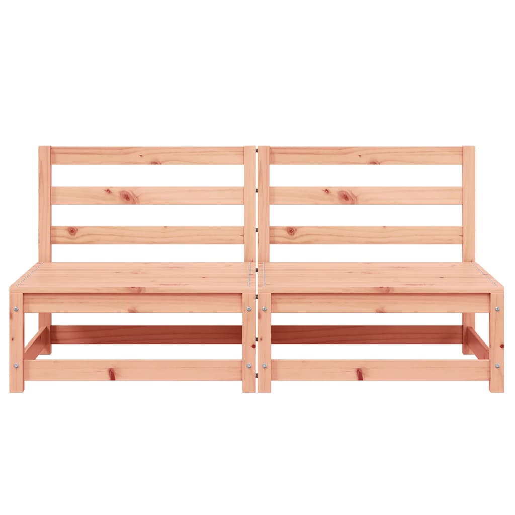 vidaXL Canapés de jardin sans accoudoirs 2 pcs 70x70x67 cm Bois de douglas