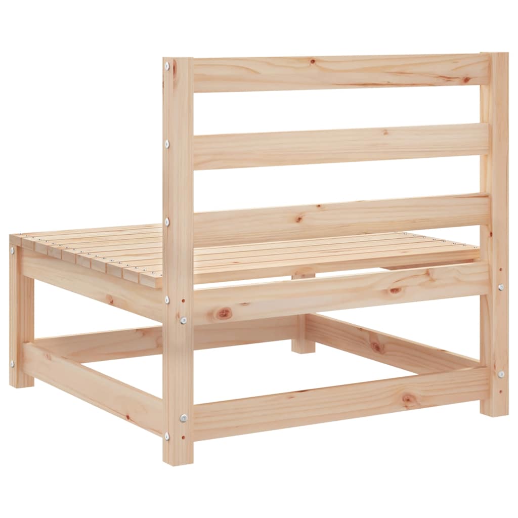 vidaXL Canapés de jardin sans accoudoirs 3 pcs 70x70x67 cm Bois de pin massif