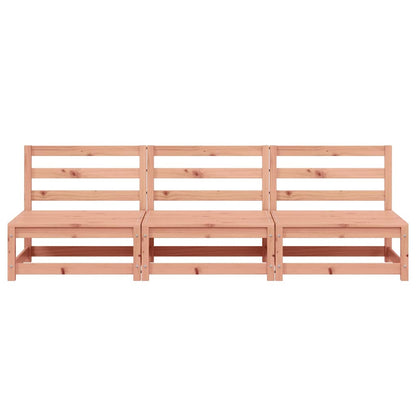 vidaXL Gartensofas ohne Armlehnen 3 Stk. 70x70x67 cm Douglasienholz