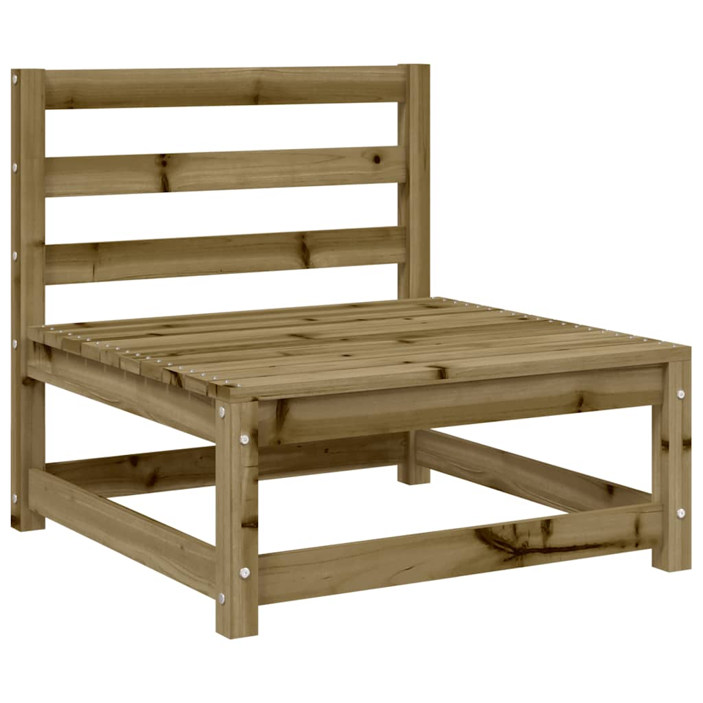 vidaXL Canapés de jardin sans accoudoirs 3 pcs 70x70x67 cm Bois de pin