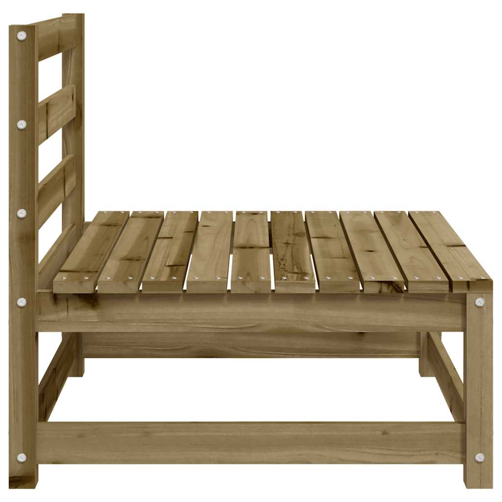 vidaXL Canapés de jardin sans accoudoirs 3 pcs 70x70x67 cm Bois de pin