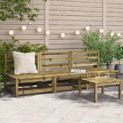 vidaXL Canapés de jardin sans accoudoirs 3 pcs 70x70x67 cm Bois de pin