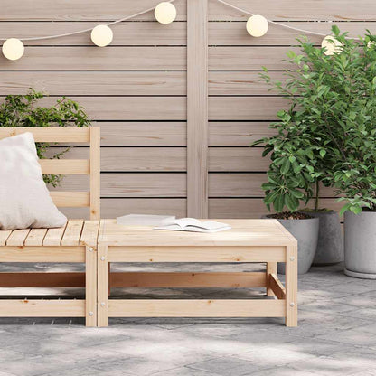 vidaXL Tabouret de jardin 70x70x30 cm Bois de pin massif