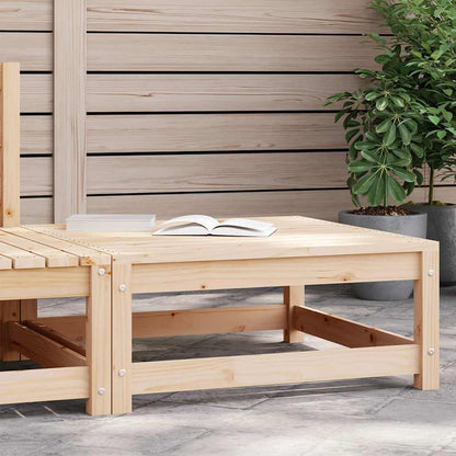 vidaXL Tabouret de jardin 70x70x30 cm Bois de pin massif