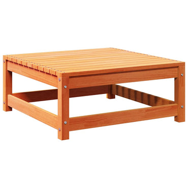 vidaXL Tabouret de jardin ciré marron 70x70x30 cm Bois de pin massif