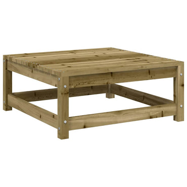 vidaXL Pouf de jardin 70x70x30 cm Bois de pin imprégné