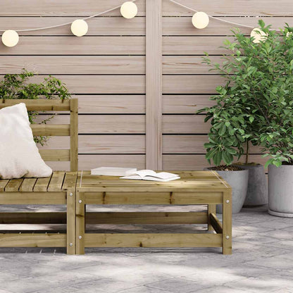 vidaXL Pouf de jardin 70x70x30 cm Bois de pin imprégné